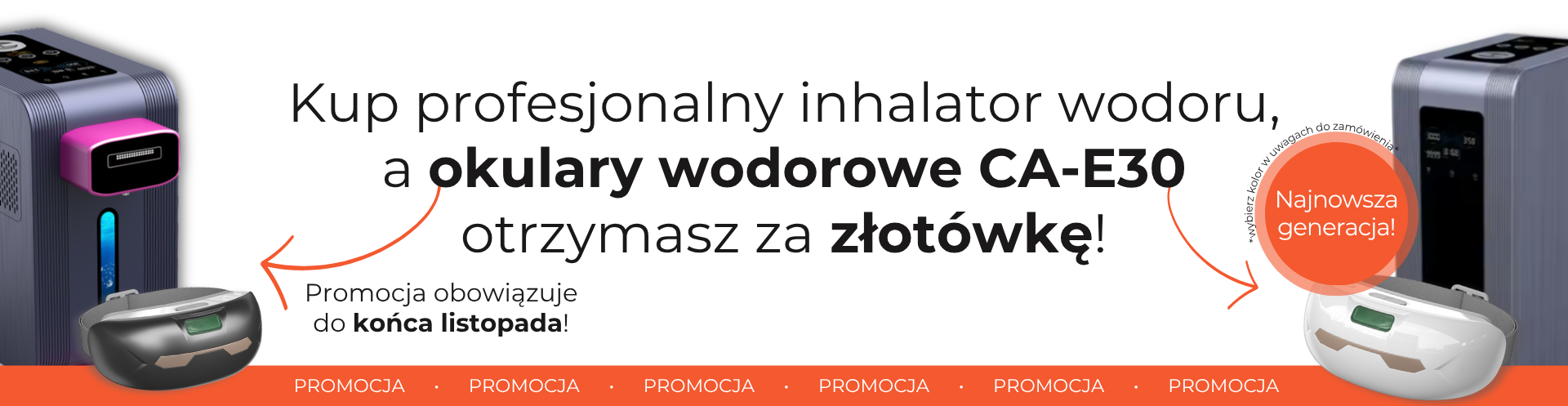 okulary wodorowe gratis do inhalatów